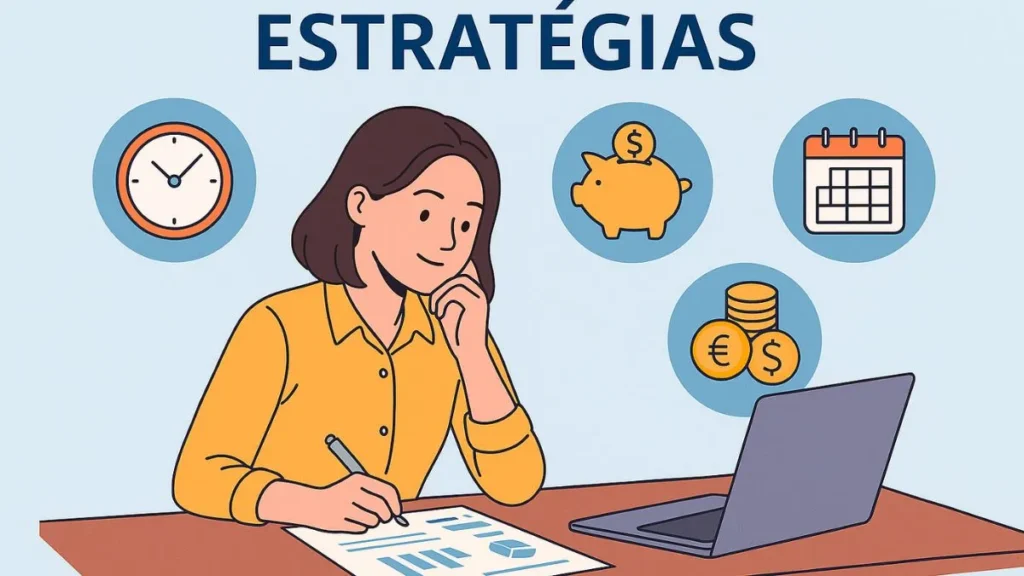 Mulher analisando planilha com dicas e estratégias para ganhar o lance no consórcio